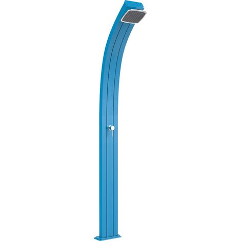 Doccia solare in alluminio Spring 100 Arkema 25 Lt  Blu