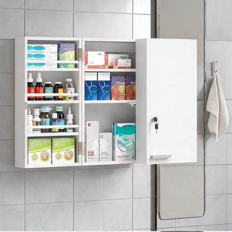 Meuble de salle de bain en panneau de particules 53 x 20 x 53 cm (1/5)
