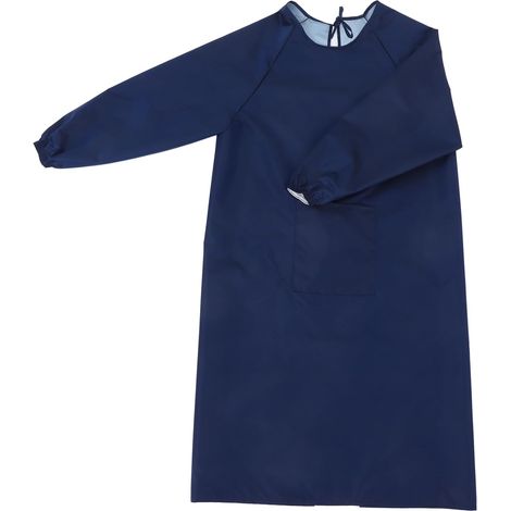 Tablier Imperméable À Manches Longues Résistant À L’Huile Avec Poches Tablier De Peintre Et De Cuisine Pour Ménage Lavage 47.24X47.24In (1/5)