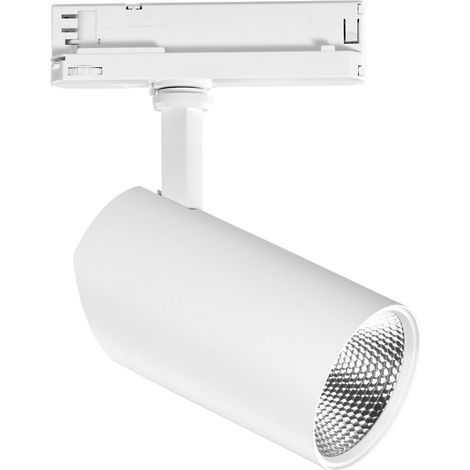 "Faro LED ACTION bianco per binario trifase 42W 3000K (luce calda)" (1/2)