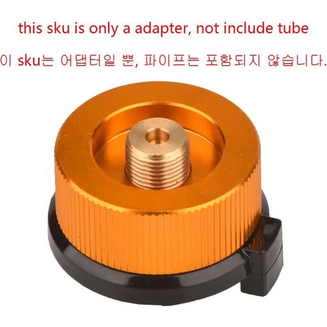 Adaptateur de recharge de propane pour réchaud de camping extérieur, brûleur, coupleur de réservoir de bouteille plate de GPL, adaptateur de conteneur, durable et compatible avec les réchauds de cuisi (1/5)