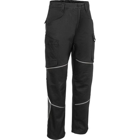Kübler Damenhose ICONIQ schwarz/anthrazit Gr. 42