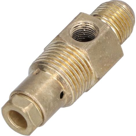 Clapet Anti-Retour Métallique Droit Pour Compresseur D'Air 1 Voie 21mm X 16mm X 10mm Pièce De Remplacement (1/4)