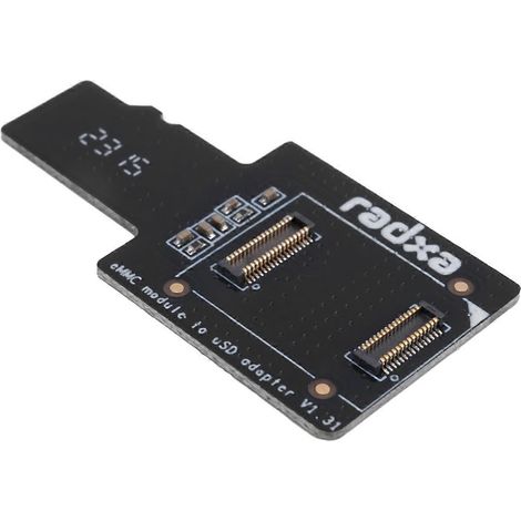 Carte EMMC vers USD / Carte EMMC vers USB (MicroSD) pour ROCK PI 4A/4B (1/5)