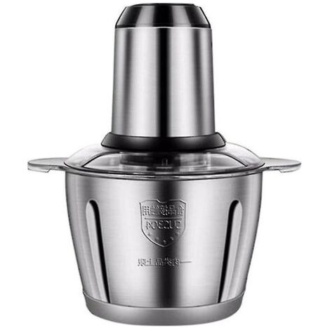 2-Liter-Fleischwolf aus Edelstahl, elektrische Küchenmaschine, Mixer, Obst- und Gemüsemixer. (1/5)