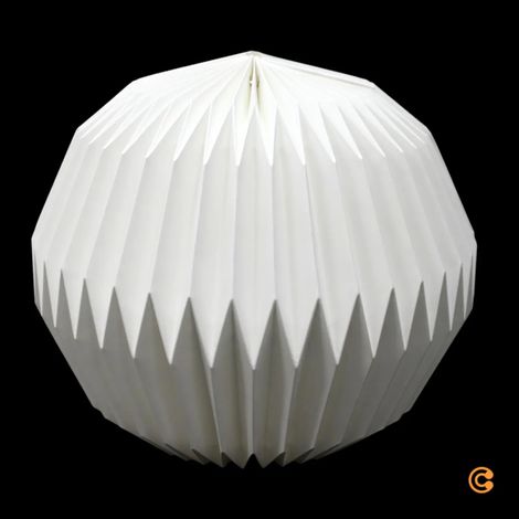 [NEUWERTIG] B-Ware Nordlux Lampenschirm Schirm Weiß Papier ø 30 Cm Höhe 26 Cm E27 Fassung