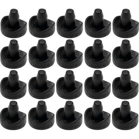 Cyclingcolors – 20x embouts pour tube rond Ø extérieur 16mm Ø intérieur 6,5mm – PELD – Pour meubles et chaises – Installation rapide