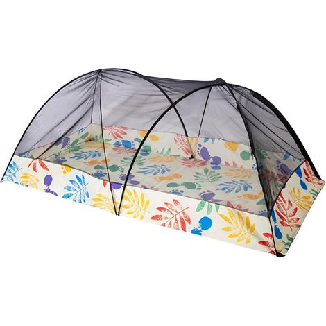 Moustiquaire de lit camping pliable avec protection en maille (1/5)
