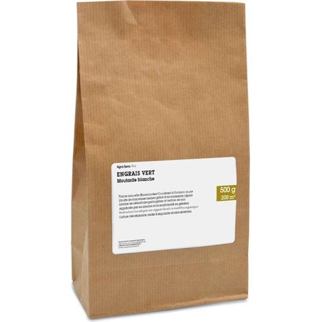 Graines de moutarde blanche, engrais vert mellifère. 500 g (1/2)