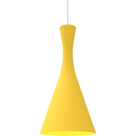 LUMICOM  JAQUELINE Sospensione, 1x E27, max 42W, metallo, giallo, D.30cm (1/3)