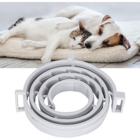 Collier anti-moustiques et anti-puces réglable pour chien et chat, utilisable en 4 saisons (70 cm). (1/5)