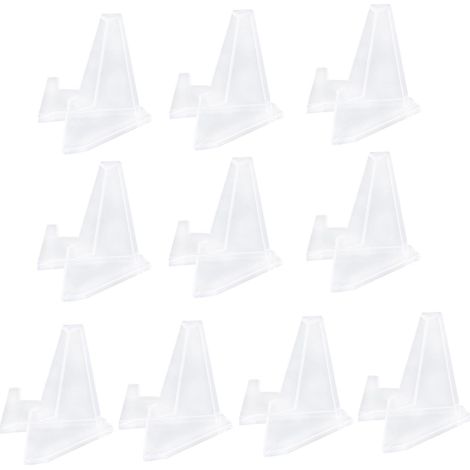 Présentoir à Pièces de Monnaie en Plastique Noir 10pcs Design Trépied, Facile à Transporter Ranger pour Cheminée ou Bibliothèque (1/5)