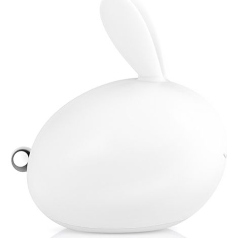 Ortviai Veilleuse Lapin en Silicone Souple Rechargeable LED Colorée – Modèle 302, 146 x 106 x 154 mm (1/5)
