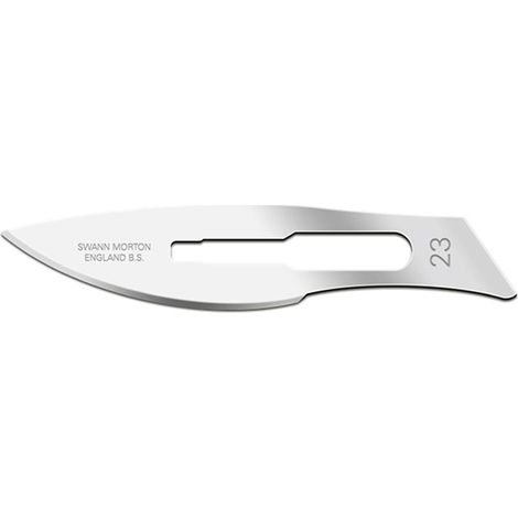 423 SM Lama per bisturi 51 mm Carbonio Carbone 100 pz.