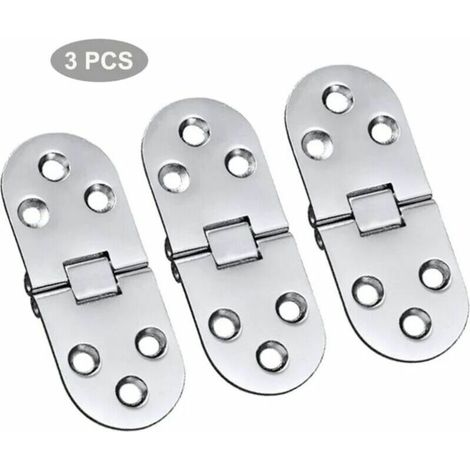 Stück Tischscharniere aus Aluminiumlegierung, Klappscharniere aus Edelstahl, Klappscharniere für Schubladen, Tische, Schreibtische, Nähmaschinen (1/5)