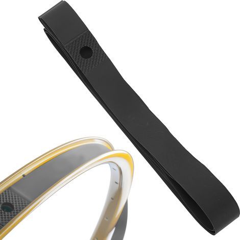 Chambre à air de vélo en PVC, protection pour pneu de VTT, fond de jante (noir 20 pouces) (1/5)