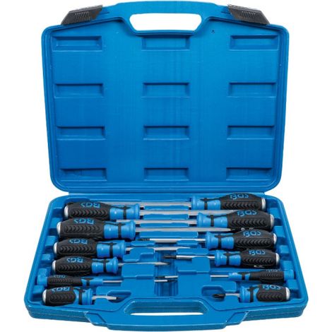 BGS juego destornilladores con cuadradillo interior de 6,3 mm (1/4") 12 pzs. - 7896