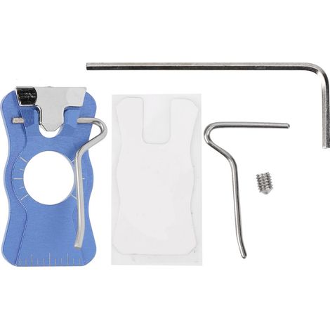 Support en aluminium pour arc à poulies récurvé, aimanté, gaucher ou droitier, accessoire de tir à l'arc universel, bleu (1/5)