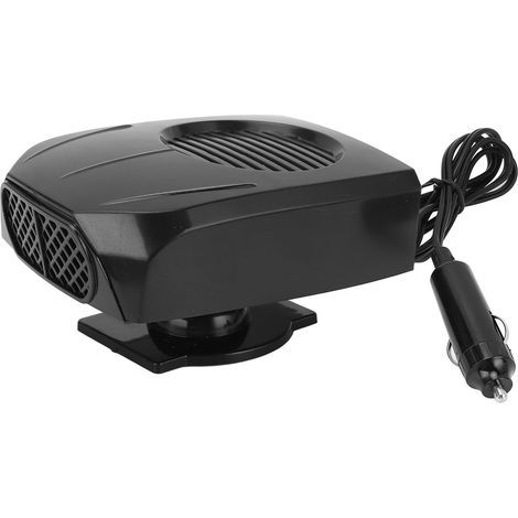 Dégivreur de chauffage de voiture 12V, désembueur de pare-brise d'automobile noir