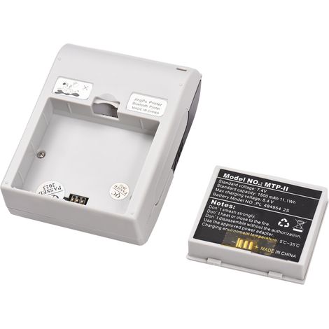 Bisofice Imprimante Thermique Mini Portable Sans Fil USB 2 Pouces pour Reçu Facture Ticket avec Rouleau Papier 57mm Compatible iOS Android Windows Restaurant Vente Magasin