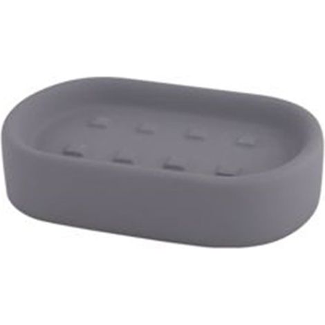 Cleafe - Porta Sapone Piatto Supporto Saponetta Accessorio Arredo Per Bagno Grigio 87811 - (1/2)