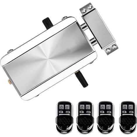 Serrure électronique pour porte avec télécommandes système de contrôle d'accès pour maison hôtel appartement (1/3)