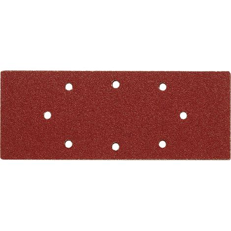 Schleifblätter 93 x 230 mm P40, 5 Stück, mit 8 Löchern