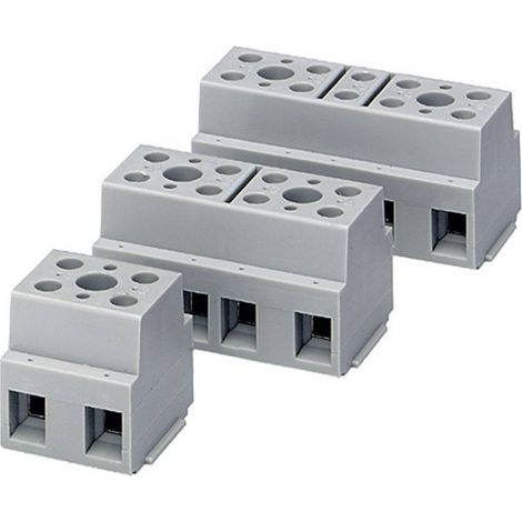 Phoenix Contact 2716716 G 10/ 3 Morsetto terminale flessibile: -6 mm² rigido: -6 mm² Numero Poli (num): 3 1 pz. Grigio