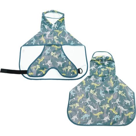 Imperméable pour chien avec capuche. Manteau imperméable transparent pour chien avec capuche. Ceinture ajustable. Doublure protectrice. (1/5)