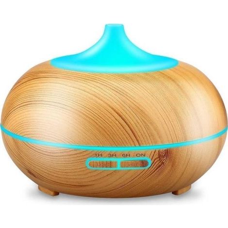 Diffuseur d'Huiles Essentielles 300ml Humidificateur d'air Portable Ultrasonique Brume Fraîche Arôme Diffuseur de Parfum Electrique (1/4)
