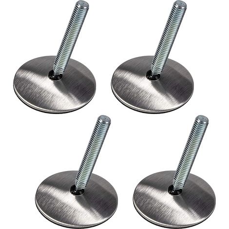 Vis de réglage M10 x 60 mm pour Charge Lourde Acier Inoxydable Mat Pieds de réglage pour Meubles - Made in Germany (1/5)