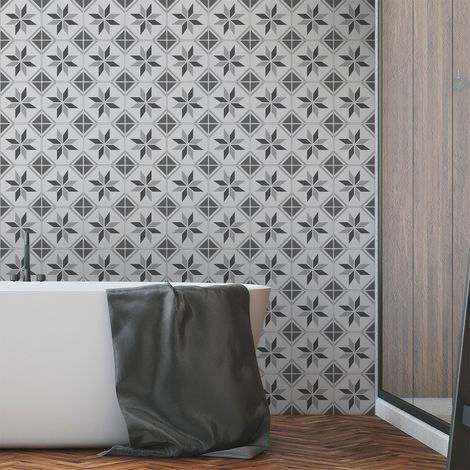 Sticker Mural Carrelage adhésif Cuisine Salle de Bain - 60 STICKERS CARRELAGES AZULEJOS NUMA - 60stickers10x10cm (1/5)