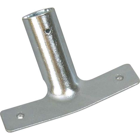 MASTA Metallstielhalter flach für Besenstiele bis Durchmesser 23,5 mm (1/2)