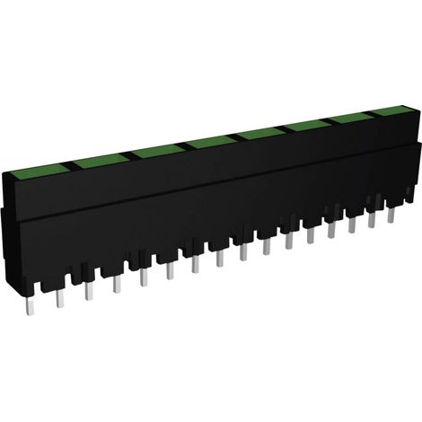Signal Construct ZALS 082 LED-Reihe 8fach Grün (L x B x H) 40.8 x 3.7 x 9 mm (1/2)