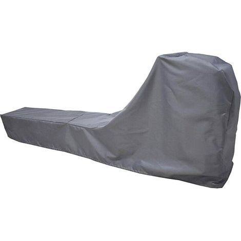 Housse de rameur grise, 241 x 61 x 100 cm, tissu Oxford 210D, housse d'extérieur pour rameur Concept 2, housse imperméable pour rameur (1/4)