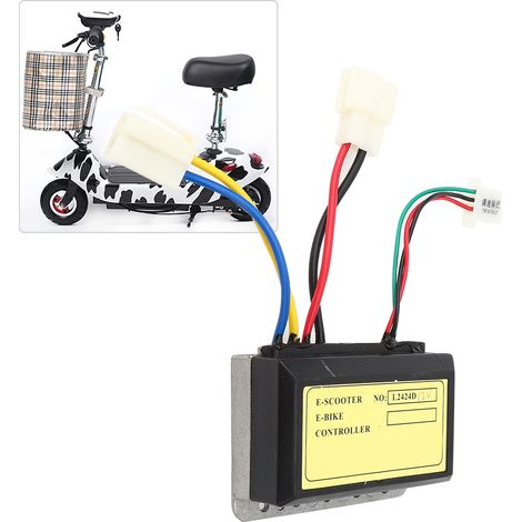 Contrôleur Électrique 250W 12V 3 Fils pour Scooter Dolphin Pliable - Pièce de Rechange (1/4)