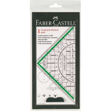 Faber-Castell 177090 Dreieck Transparent 1 Stück(e) (1/2)