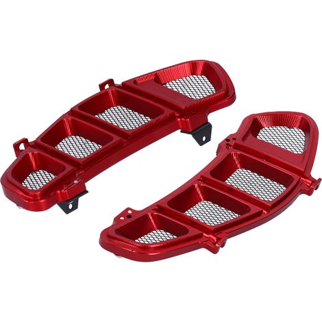 Grille de protection de radiateur rouge pour moto Piaggio Vespa GTS 250/300 (2013-2020), côté gauche et droit (1/5)
