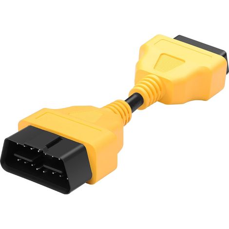 OBD2 16 Pin Male to Female Universal OBD II Conversion Extension Cable Adapter (13cm) (1/5)