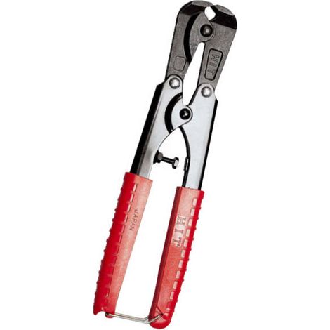 HIT PE-200YT Pocket Tronchese Frontale con Impugnatura Ergonomica e Molla di Ritorno Lunghezza 200 mm colore Nero