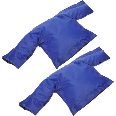 Lot de 2 housses de protection hivernales épaisses et résistantes au gel pour compteur d'eau, avec manchon isolant.