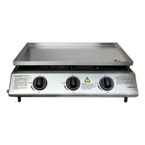 Gasgrill muvip 3 Brenner Edelstahl 620x400 mm