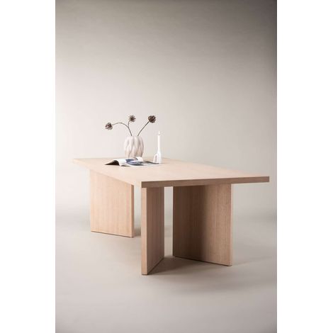 Bassholmen table de salle à manger 100x240cm whitewash. (1/5)
