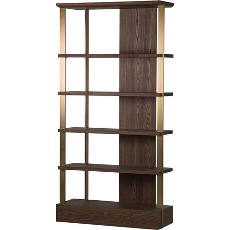 MDF-Edelstahlregal Noblesse 112X41X218Cm (1/5)