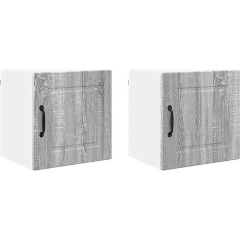 Meuble mural de cuisine,Armoire de cuisine 2 pcs Gris Sonoma 40 x 31 x 40 cm CFW13469 (1/5)