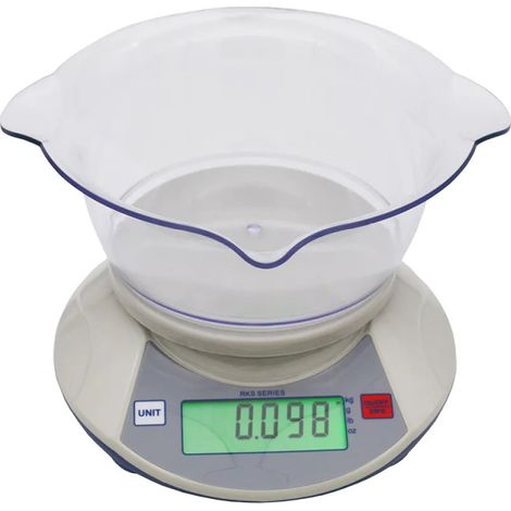 Balance compteuse avec récipient -