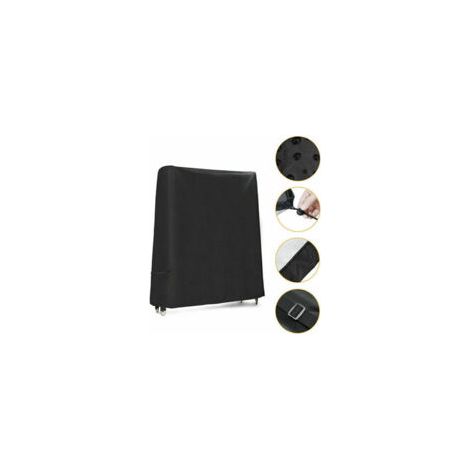 Housse de table de ping-pong exterieure pliable table de ping-pong housse de protection etanche interieur exterieur couverture pour table de ping-pong pliante,modele:Noir, BLOW (1/5)