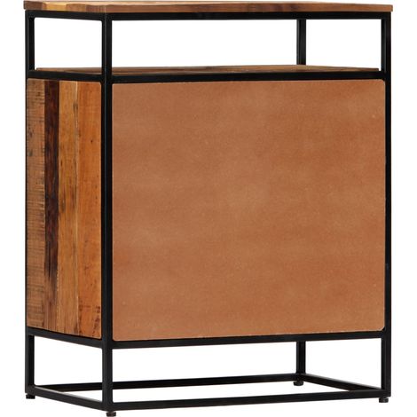Maison Exclusive - Credenza 60x35x76 cm in Legno Massello di Recupero e Acciaio