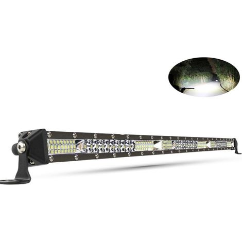 Barre LED 78 cm, 13 500 lm, 270 W, ultra-mince, 12–24 V, mixte (faisceau large et spot)