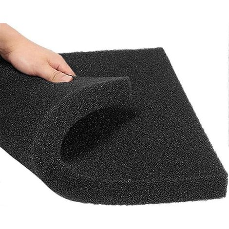 Éponge biochimique pour filtre d'aquarium, mousse filtrante prédécoupée, bloc de filtration, traitement personnalisé des déchets toxiques de l'aquarium (1/4)